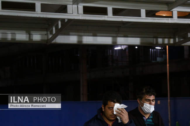 مصدومان آخرین چهارشنبه  سال