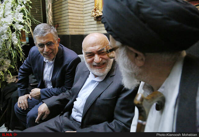 تصاویر حضور شخصیت‌های سیاسی در مراسم ترحیم برادر حسین مرعشی