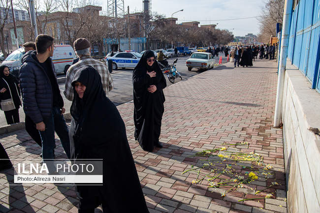 تشییع شهدای مدافع امنیت در قزوین