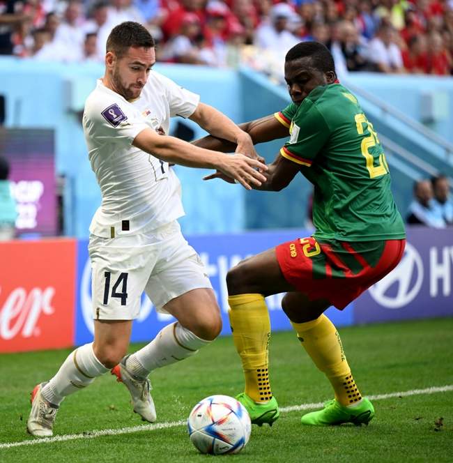 گزارش تصویری دیدار صربستان و کامرون