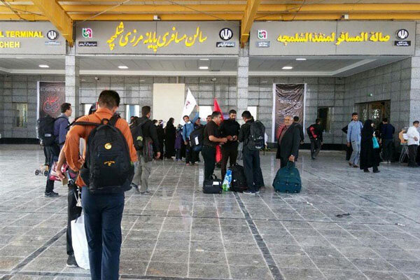 بازدید معاون کنسولی وزارت خارجه از مرز شلمچه و روند عبور اتباع خارجی