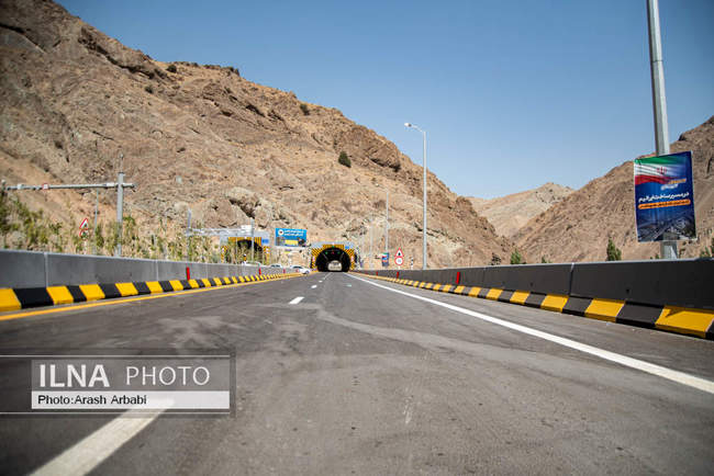 آیین بهره‌برداری از باند شرقی منطقه دو آزادراه تهران - شمال