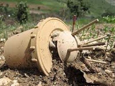 کشف گلوله خمپاره جنگی در شهرستان هرسین