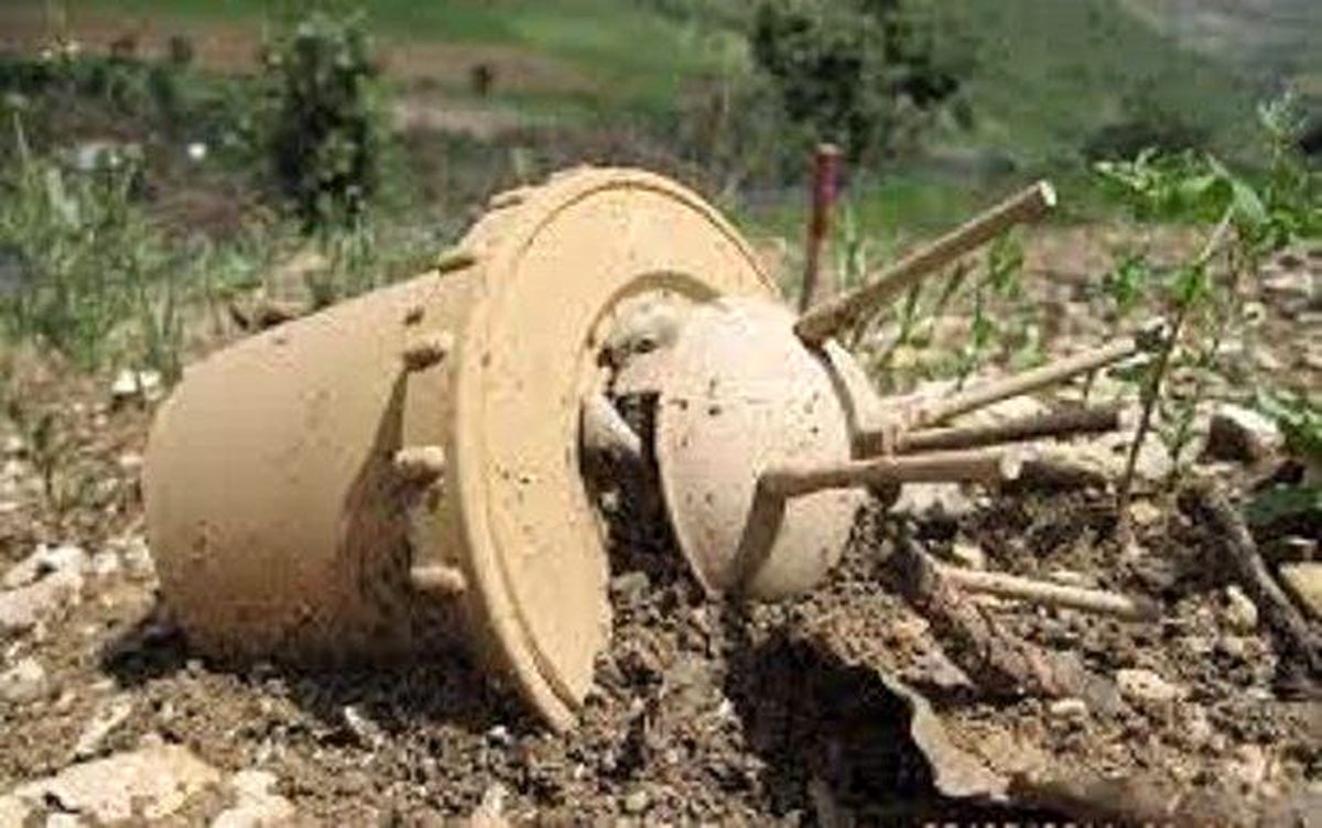 کشف گلوله خمپاره جنگی در شهرستان هرسین