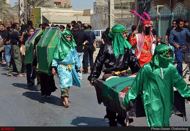 عزاداری ظهر عاشورا-بندر امام خمینی