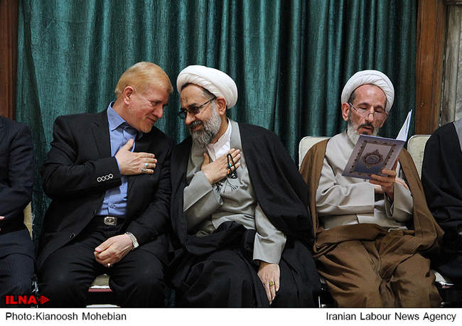 مراسم ترحیم همسر آیت الله جنتی