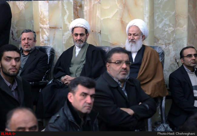 مراسم بزرگداشت مرحوم غضنفر رکن آبادی در مسجداعظم قم