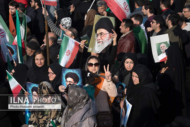 راهپیمایی محکومیت اقدامات تروریستی آمریکا و رژیم صهیونیستی علیه ملت