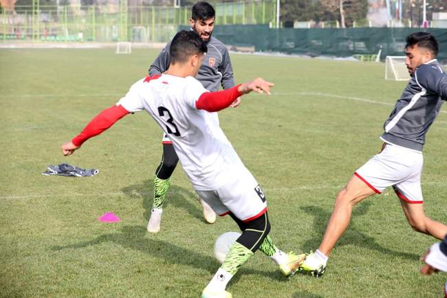 گزارش تصویری از تمرینات شهرخودرو