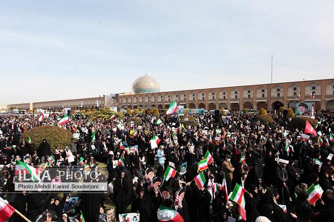 راهپیمایی 22 بهمن در اصفهان
