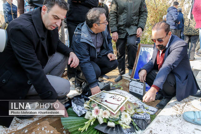 مراسم تشییع پیکر «سعید پیردوست»