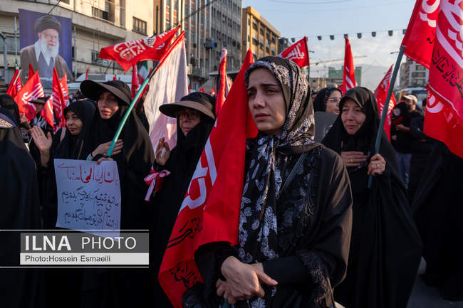 Funeral ceremony of the martyred revolutionary leader