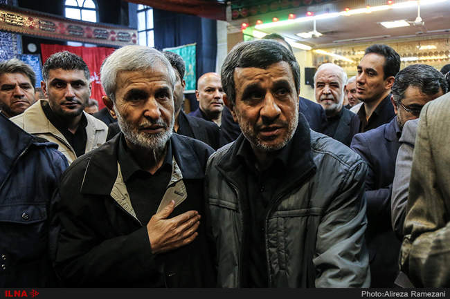 مراسم تشییع پیکر داوود احمدی نژاد