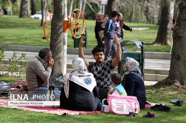 روز طبیعت در بوستان ملت تهران