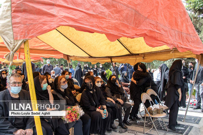 آیین تشییع و خاکسپاری پیکر مرحومه شهلا ناظریان 