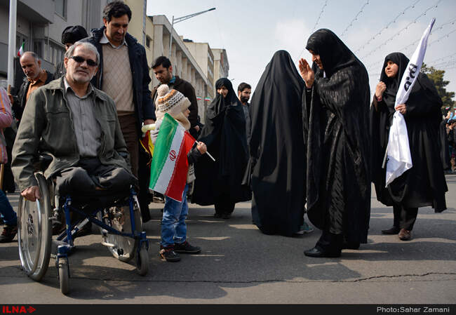 راهپیمایی یوم الله ۲۲ بهمن در تهران / 2