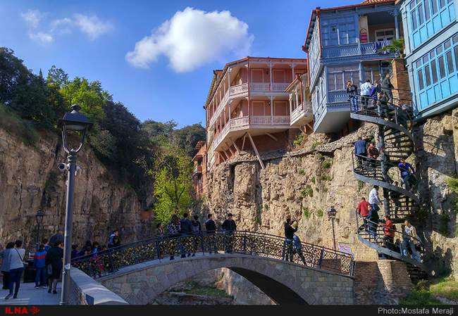 حمام های سولفور شهر تفلیس پایتخت گرجستان