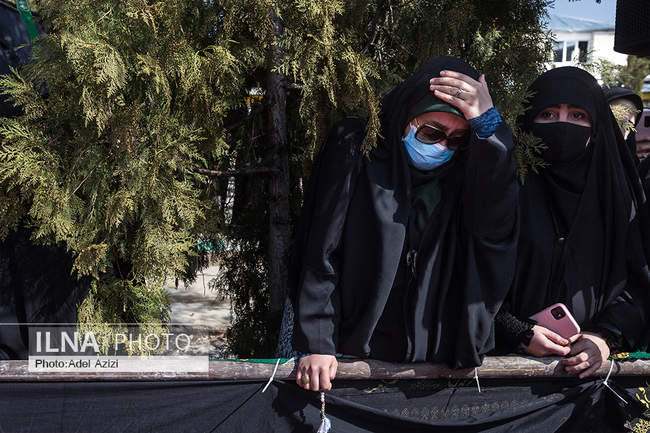 تشییع پیکر مطهر ۵ شهید گمنام در استان مرکزی