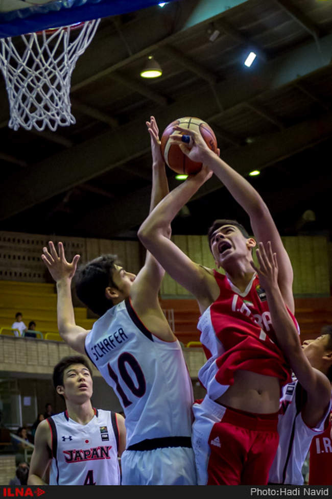 بیست و چهارمین دوره مسابقات قهرمانی بسکتبال جوانان آسیا: ایران - ژاپن