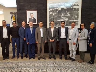ضیافت شام اسکی‌بازان با سفیر کره‌جنوبی