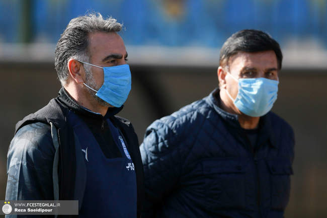 گزارش تصویری تمرین استقلال: شاگردان فکری آماده دیدار با تیم قلعه نوی