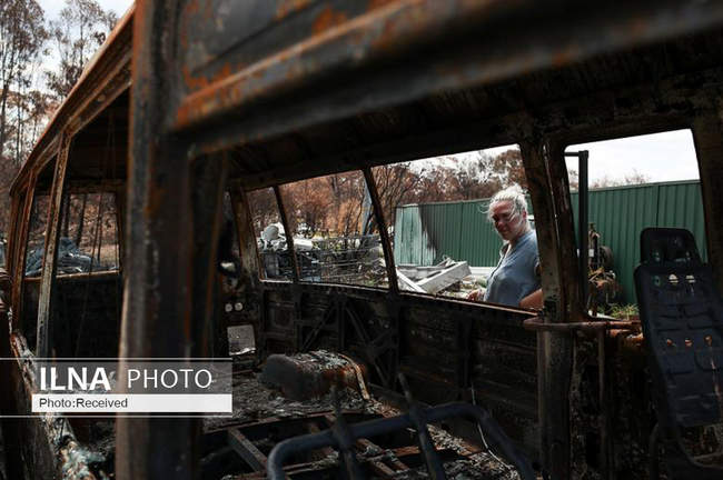 چهره ی استرالیا پس از آتش سوزی