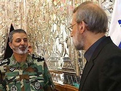 لاریجانی از همکاری فرمانده کل ارتش با مجلس تقدیر کرد