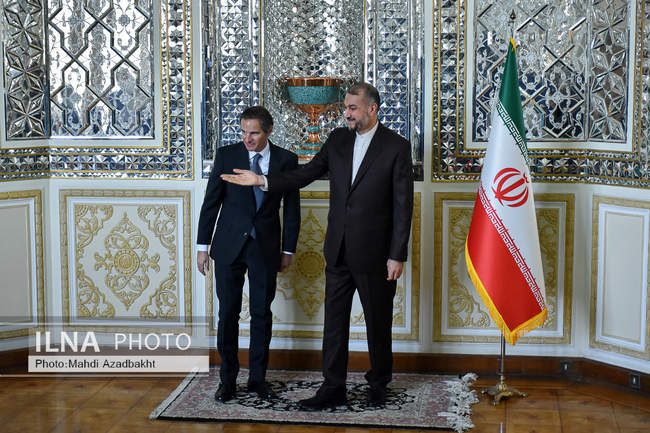 دیدار رافائل گروسی مدیرکل آژانس بین‌المللی انرژی اتمی با وزیر امور 