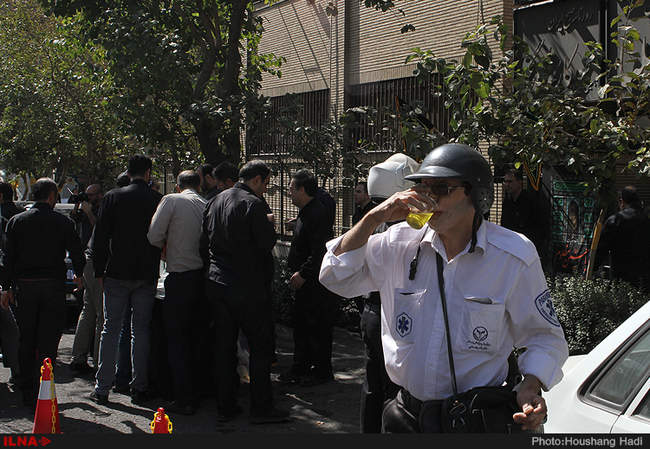 مراسم عزاداری حسینی و پخش نذری از سوی خبرگزاری کار ایران ( ایلنا )