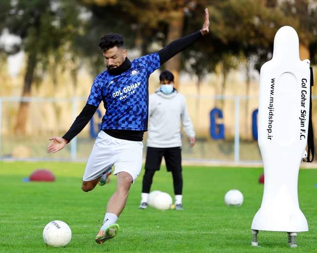 گزارش تصویری از تمرینات گل گهر 