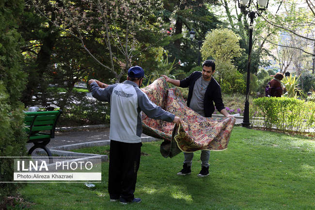 روز طبیعت در بوستان ملت تهران