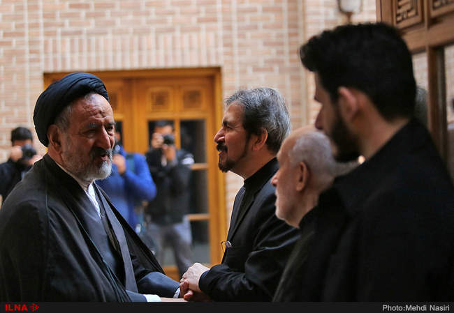 مراسم ختم پدر بهرام قاسمی سخنگوی وزارت امور خارجه