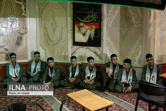 مراسم سالگرد شهادت اسماعیل هنیه و چهلم سردار ایزدی