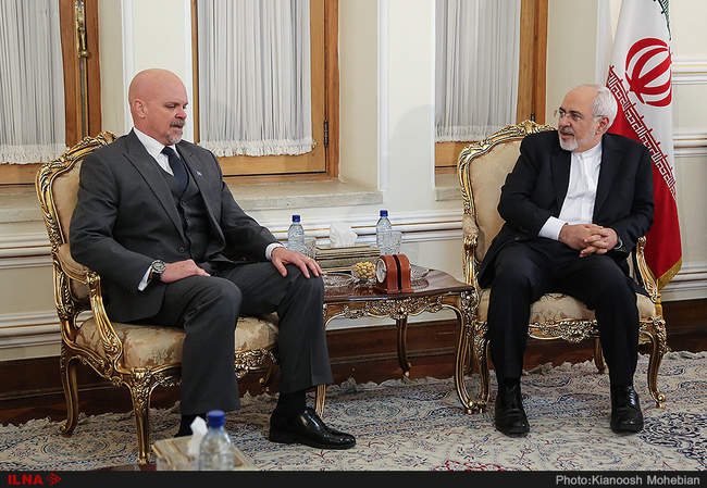 دیدار های امروز محمد جواد ظریف