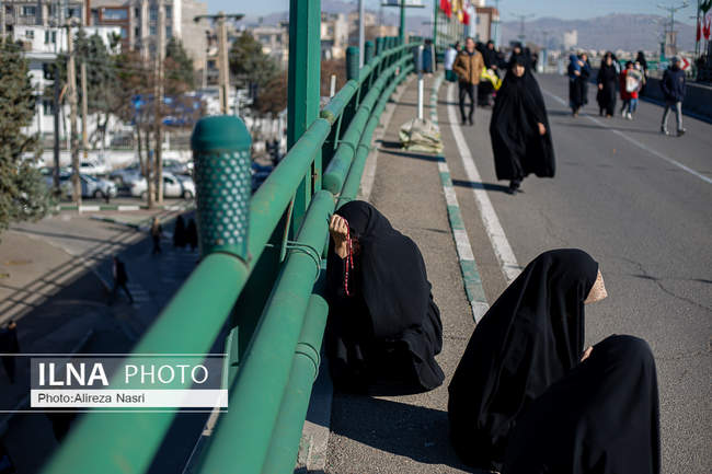 تجمع سوگواران رهبر شهید انقلاب در قزوین
