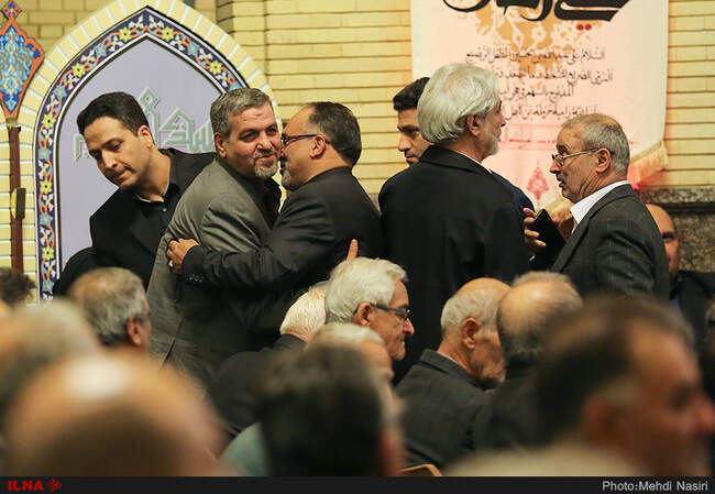 مراسم ترحیم برادر محمدحسین مقیمی استاندار تهران 