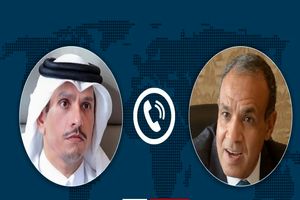 گفت‌وگوی وزرای خارجه مصر و قطر