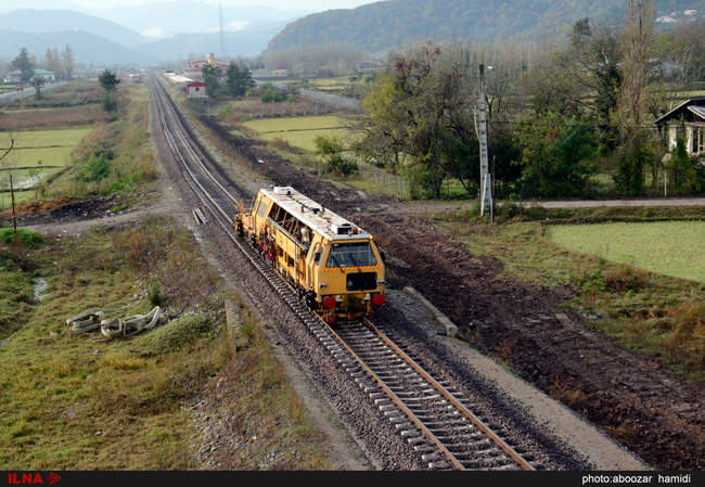 ورود اولین قطار به صورت آزمایشی به ایستگاه گیلان در روزهای آینده