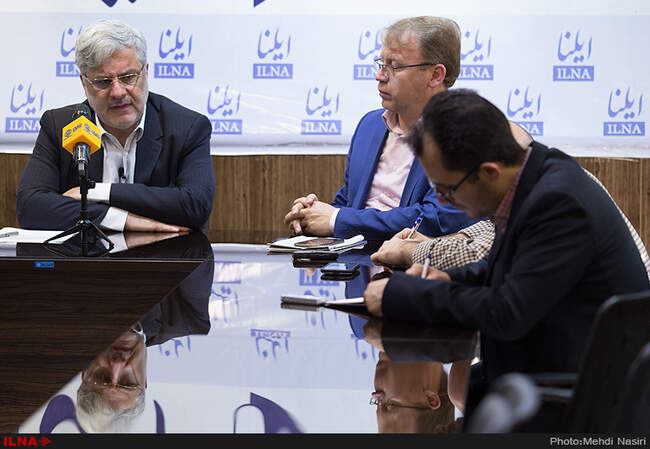 بازدید سید تقی نوربخش مدیر عامل سازمان تامین اجتماعی از خبرگزار کار ایران