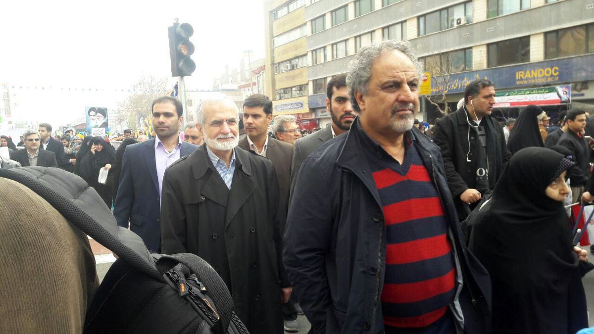 حضور کمال خرازی در راهپیمایی ۲۲ بهمن
