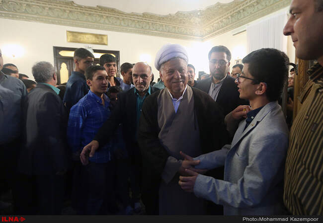 دیدار کودکان تحت پوشش سازمان بهزیستی کشور با آیت الله هاشمی رفسنجانی
