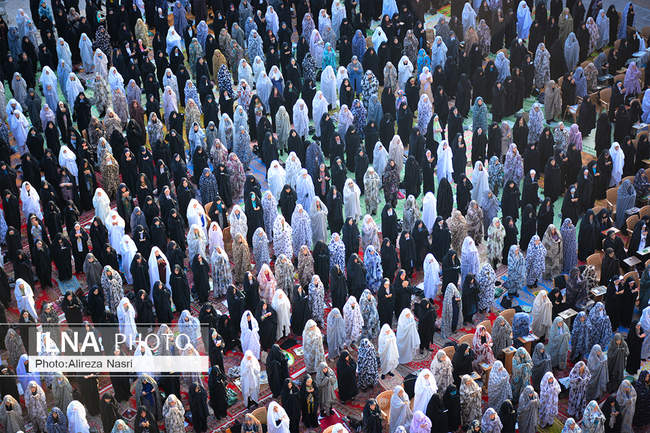 برگزاری نماز باشکوه عید سعید قربان در قزوین