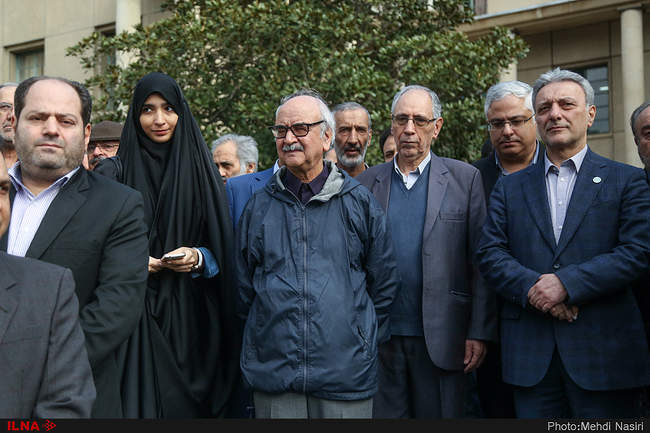 مراسم تشییع محسن ابوالقاسمی