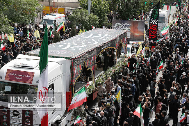 مراسم تشییع شهدای اقتدار - تهران / 2