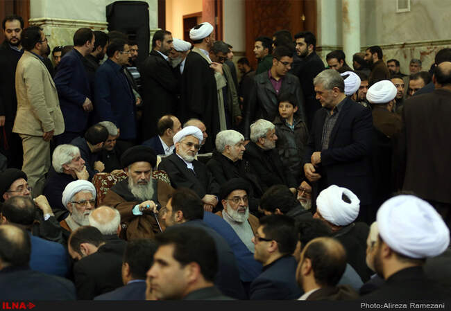 مراسم چهلمین روز درگذشت آیت‌الله اکبر هاشمی رفسنجانی