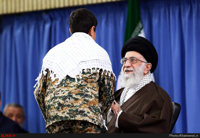 دیدار فرماندهان گردان‌های بسیج با رهبر انقلاب