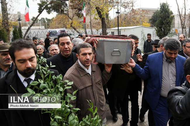 مراسم تشییع پیکر تورج شعبانخانی