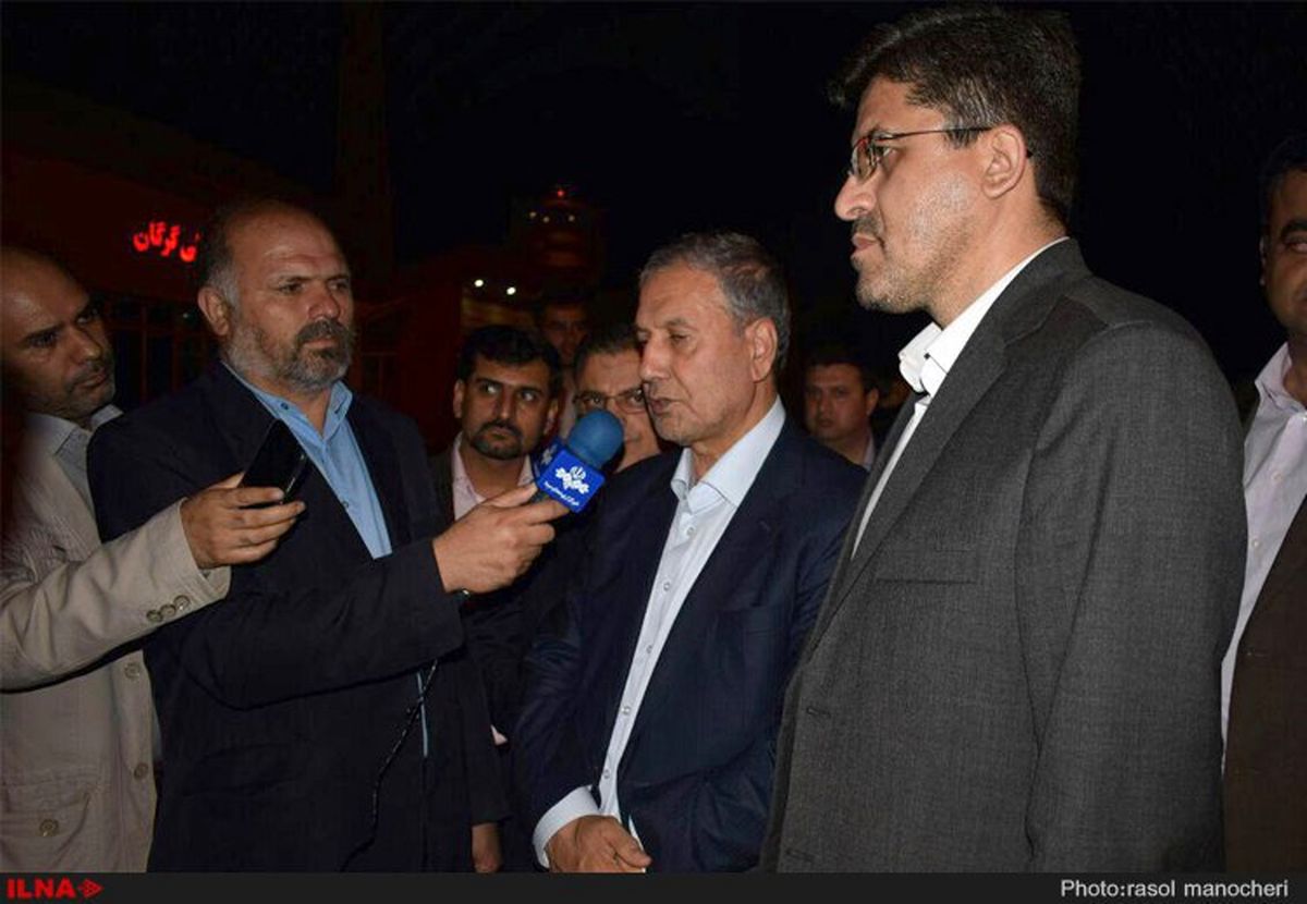 ورود ربیعی و نعمت زاده به استان گلستان