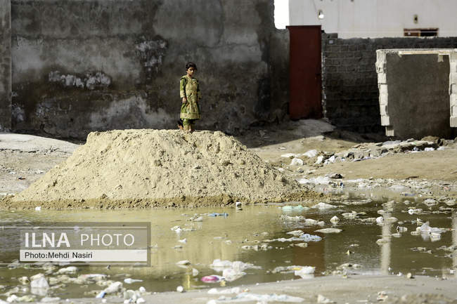 روستای پزم تیاب سیستان و بلوچستان بعد از سیل