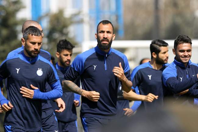 گزارش تصویری تمرین استقلال پیش از بازی با گل گهر